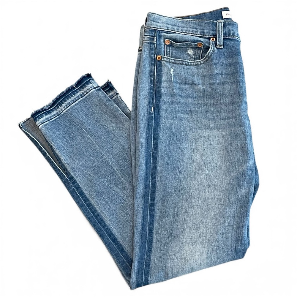 Lucky Brand Sweet Mid Rise Straight Women’s Jeans Size 10/30 - Picture 6 of 10